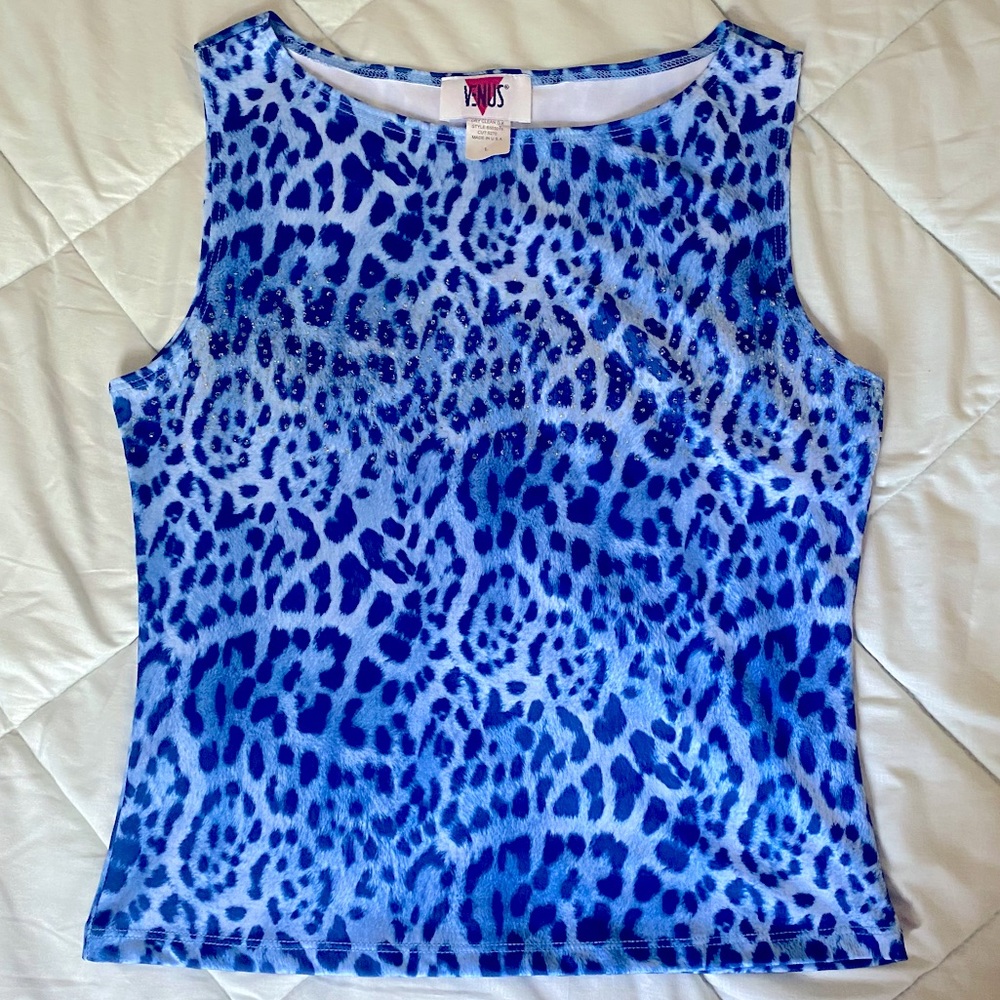 90’s Venus Sleeveless Leopard Tank.